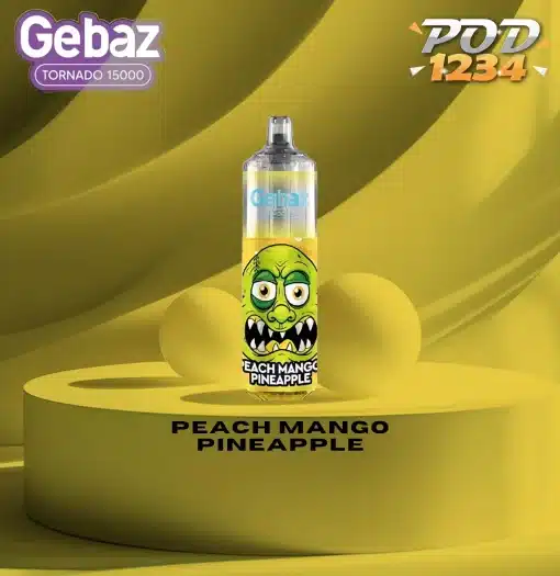 Gebaz Tornado 15000คำ ราคาส่ง Peach Mango Pineapple